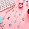 9PCS Full Drill Keyring Special Shape Double Sided Diamond Art Keychains  Pendant