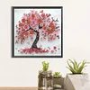 Arbre de vie en papier piquant-peinture spéciale partielle au diamant-30 * 30cm