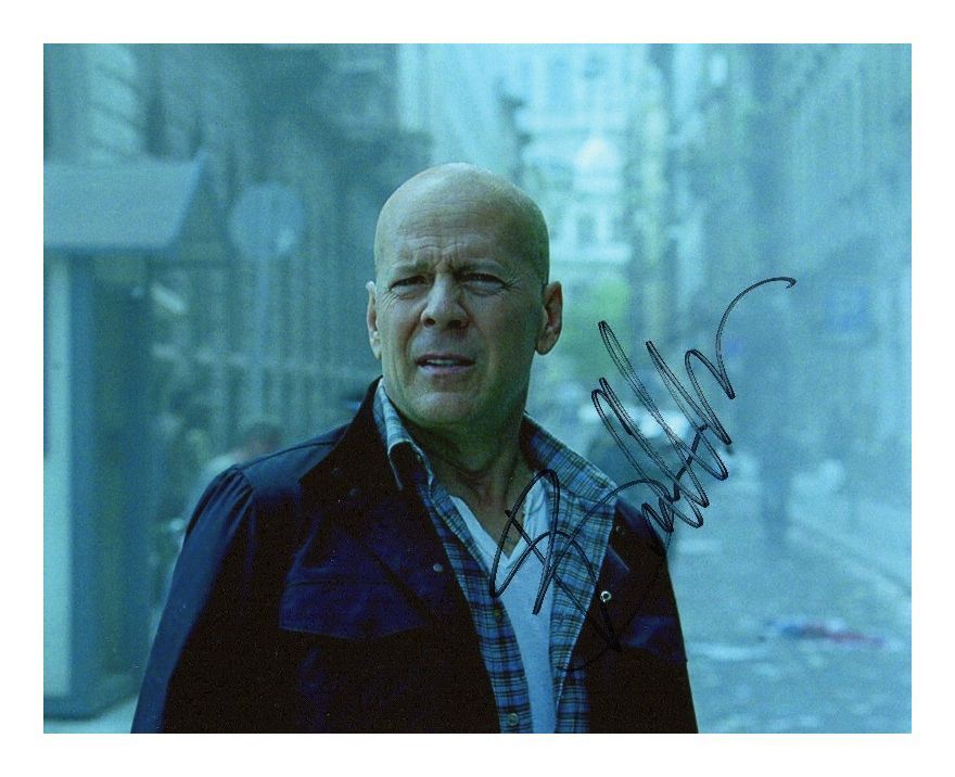 BRUCE WILLIS AUTOGRAPHED SIGNED A4 PP POSTER Photo Poster painting PRINT 3