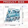 Diamond Painting-DIY Crystal Rhinestone Snow Train