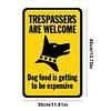 Trespassing are welcome - Vintage Metal Signs(12*16Inch)