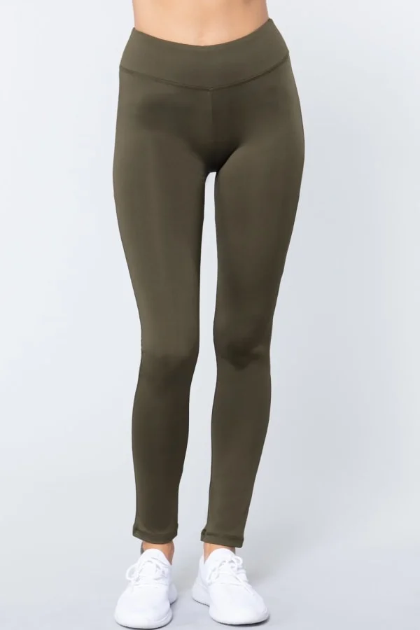 Workout Long Pants - True Olive