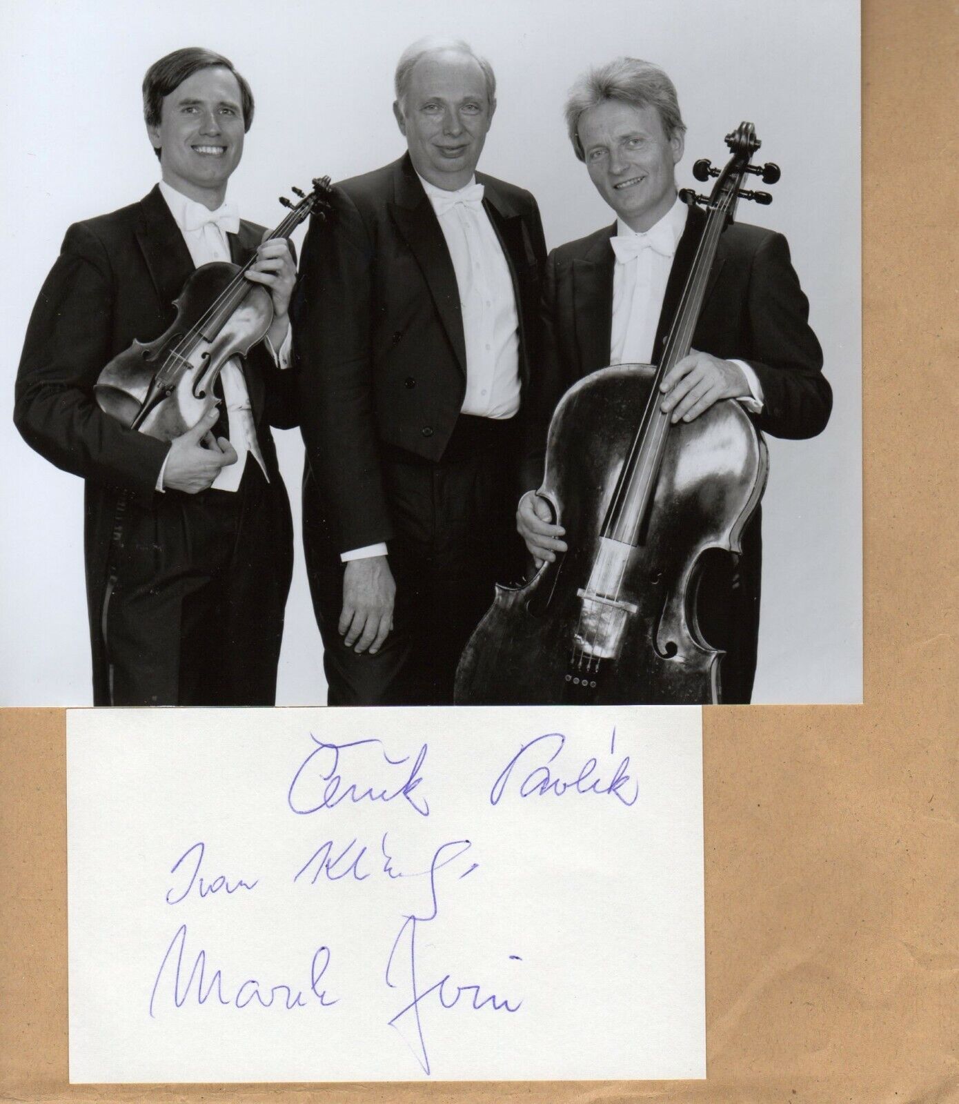 GUARNERI TRIO PRAG AUTOGRAPH, CHAMBER MUSIC