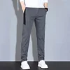 Gioiacombo&trade; Pantaloni casual dritti larghi elasticizzati da uomo