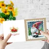 6Pcs Diamond Painting Gnome Greeting Cards Christmas Cards