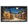 Starry Night In A European Town-11CT Stamped Cross Stitch 50*85cm/19.69*33.46in(Big Size) tapestrymarket