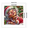 Grandma Santa-11CT Stamped Cross Stitch 40*40cm/15.75*15.75in