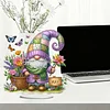 Diamond Painting Acrylic Single Sided May Gnome Ornaments Tabletop Home Office Decor