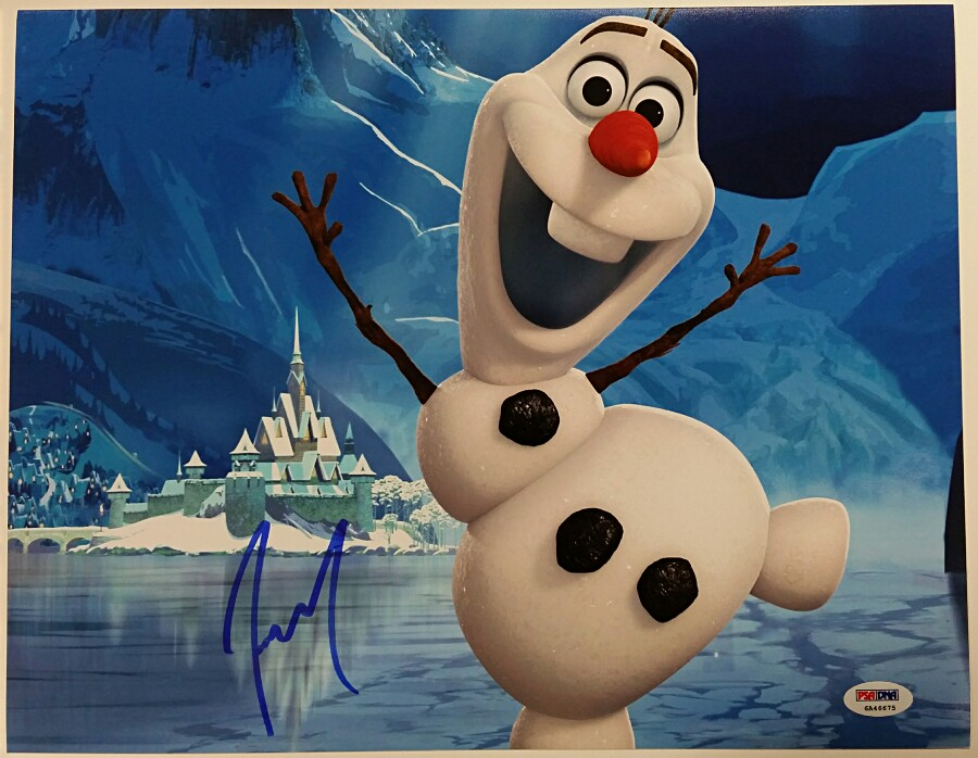 JOSH GAD Signed 11x14 Photo Poster painting FROZEN Voice of Olaf Auto Ice w/ PSA/DNA COA