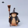 JXK Creative Wizard Cat Realistic Figurine (Wizard/Witch Cat Trendy Toy Decorative Ornament)