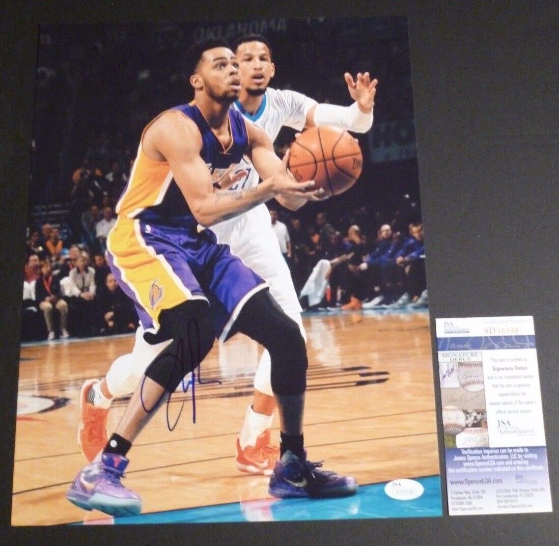 D'ANGELO RUSSELL Authentic Hand-Signed LOS ANGELES LAKERS 11x14 Photo Poster painting SD JSA/COA