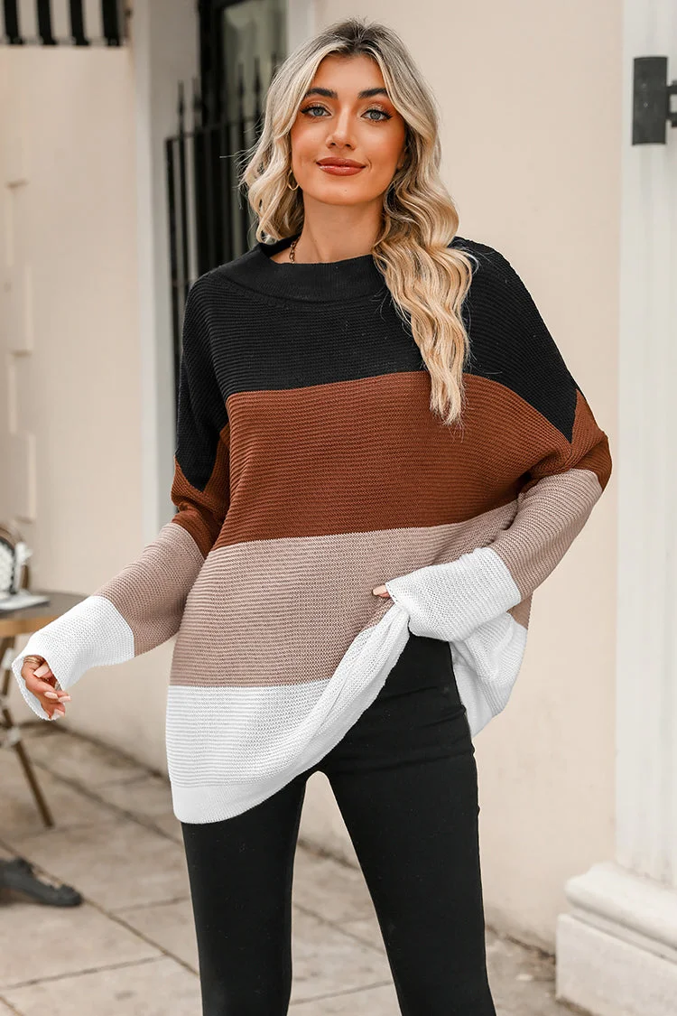 Ione Striped Oversized Sweater
