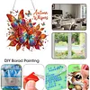 Autumn Color Butterfly 2D Flat DIY Diamond Painting Pendant