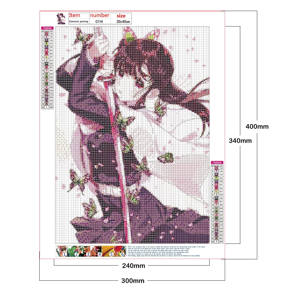Diamond Painting - Full Round Drill - Anime(30*40cm)