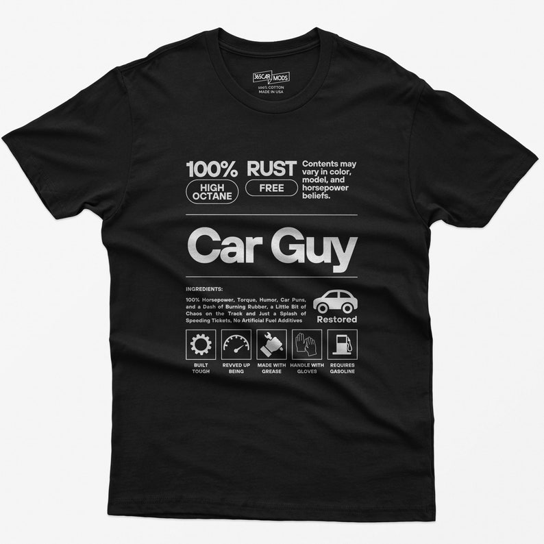 Car Guy Definition Funny T-Shirt