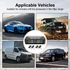 Tire Pressure Monitoring System with 4 Sensors USB/Solar TPMS for Car SUV Sedan