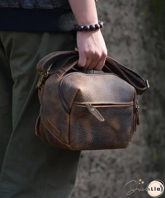 Original New Durable Cowhide Crossbody Bag