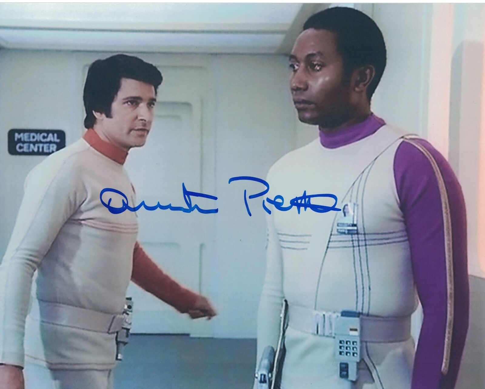 QUENTIN PIERRE - Security Guard Space 1999 - hand signed 10 x 8 Photo Poster painting