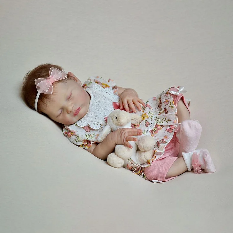  [Heartbeat💖 & Sound🔊] 20" Realistic Reborn Baby Doll Sleeping Girl Vabila Baby Doll 2024 - Reborndollsshop®-Reborndollsshop®