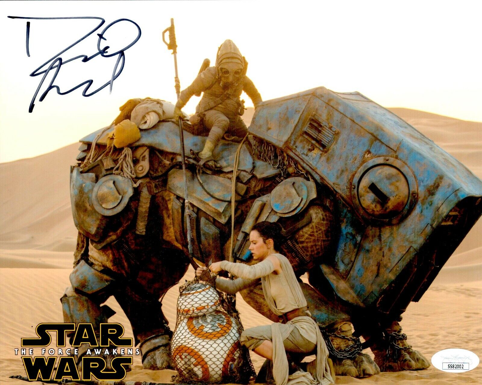 DAVID ACORD Signed 8x10 STAR WARS FORCE AWAKENS Teedo Photo Poster painting Autograph JSA COA