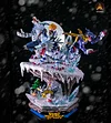 Evolution of Garurumon with LED - Digimon Resin Statue - MIMAN Studios [In Stock]
