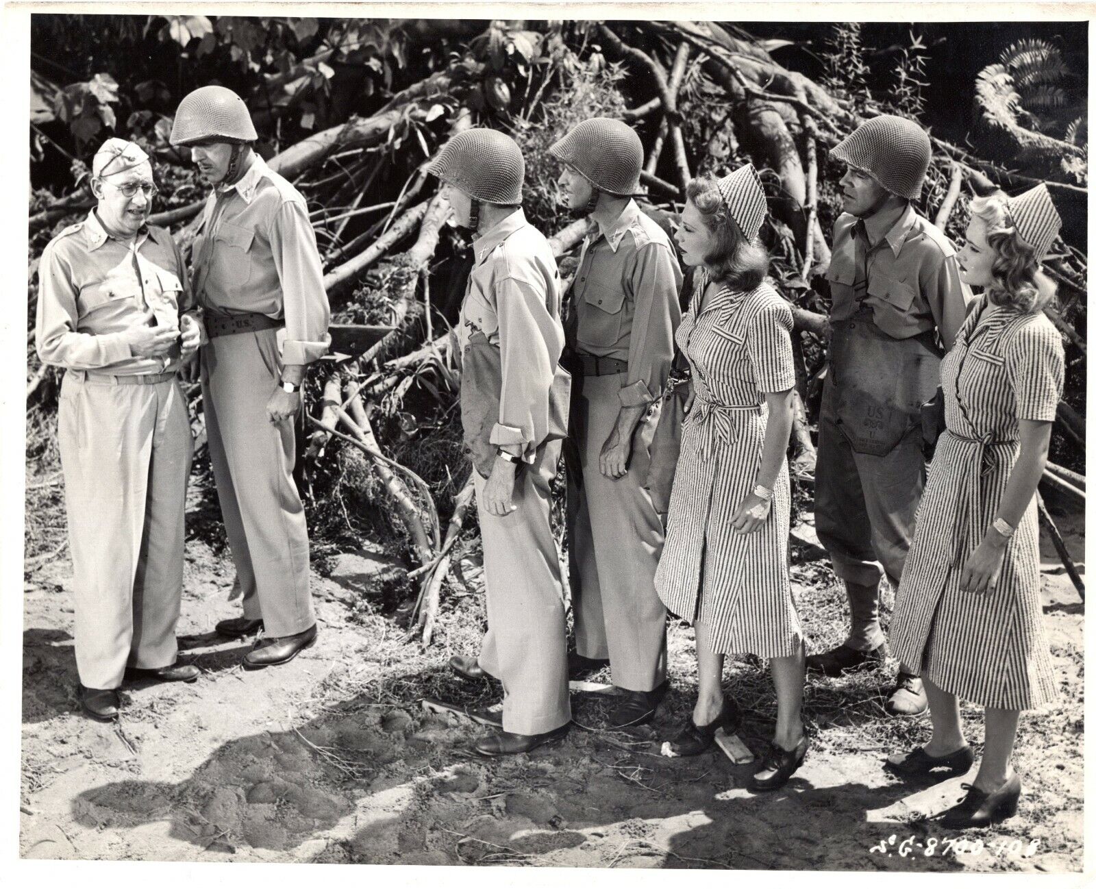 DANNY KAYE DINAH SHORE DANA ANDREWS 1944 Vintage Movie 8x10 Photo Poster painting UP IN ARMS