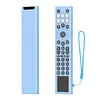 Silicone Protective Case for Hisense ERF6A66 Remote Control Accessories Protective Skin Grip Cover with Lanyard Anti-Drop Waterproof Anti-Slip