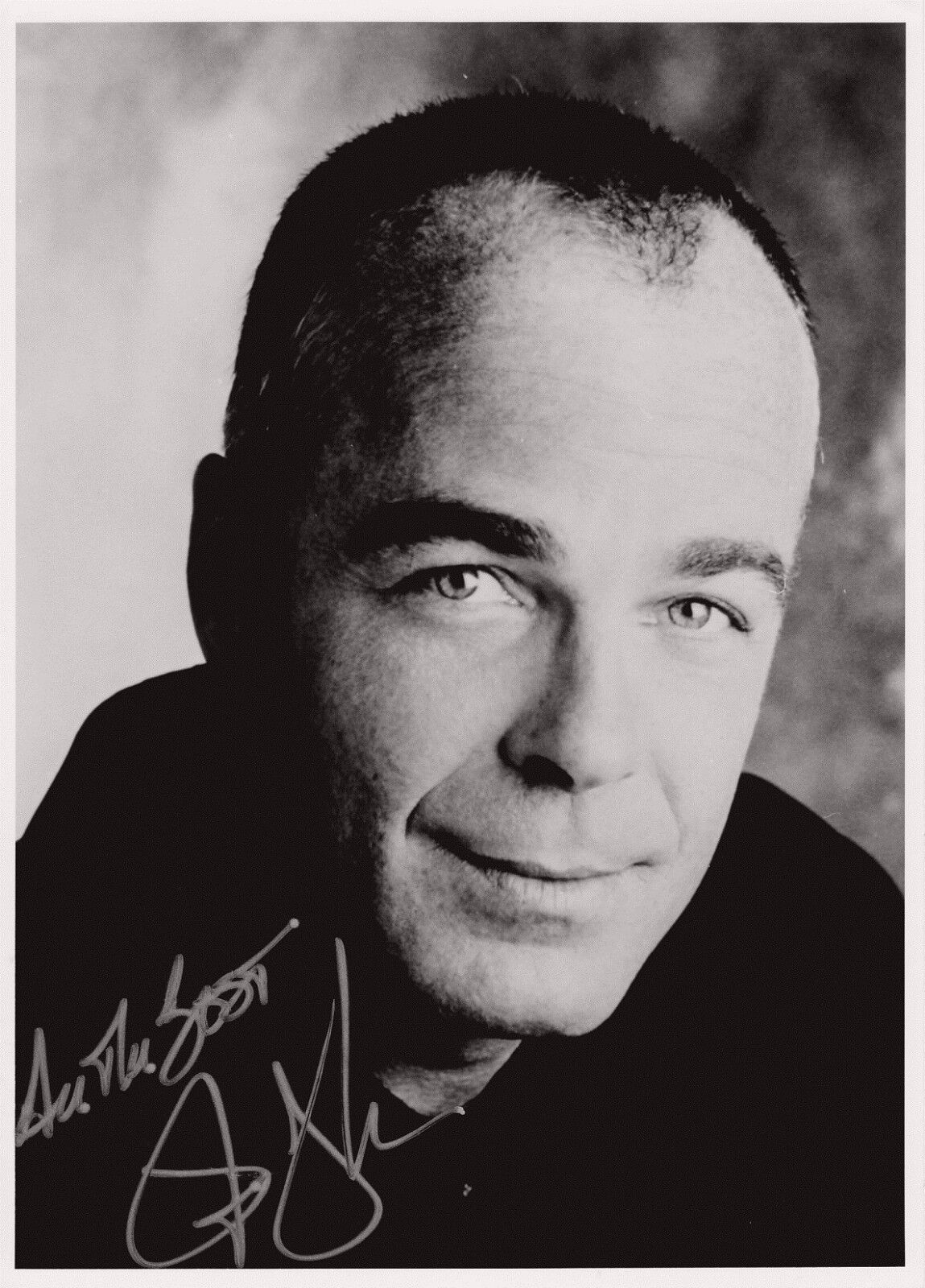 JERRY DOYLE hand-signed FANTASTIC CLOSEUP PORTRAIT authentic w/ UACC RD COA