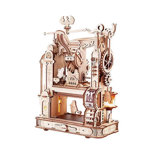 ROKR Classic Printing Press Mechanical 3D Wooden Puzzle LK602  | Robotime Online