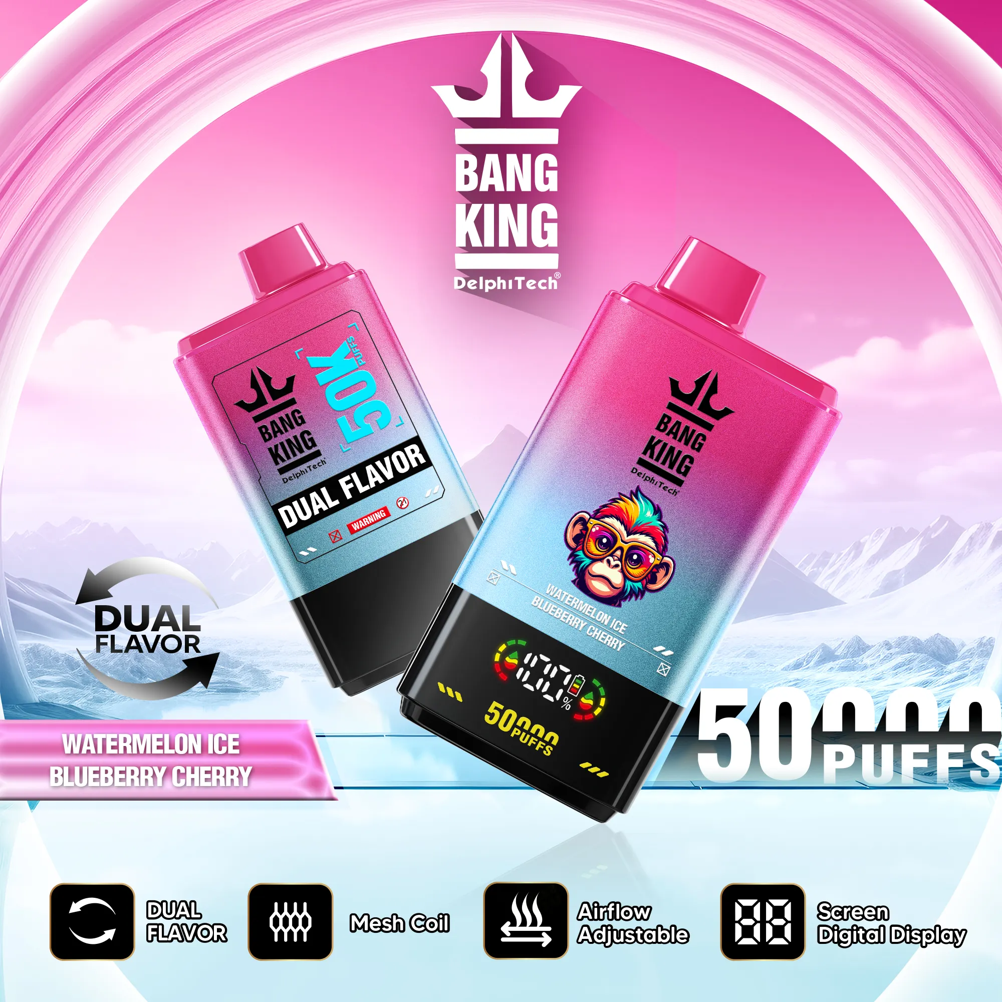 Bang King 50000 Puffs（10PCS）EU mysite fumotvapeshop