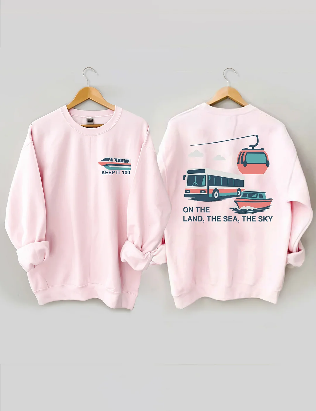 On The Land The Sea The Sky Sweatshirt