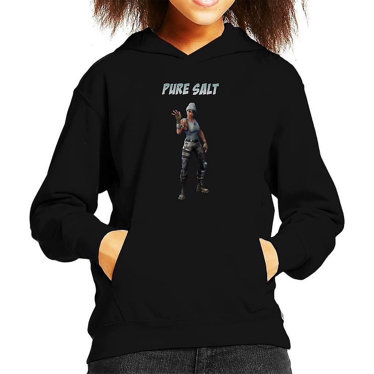 Fortnite Emotes Pure Salt Kid's Hooded Sweatshirt