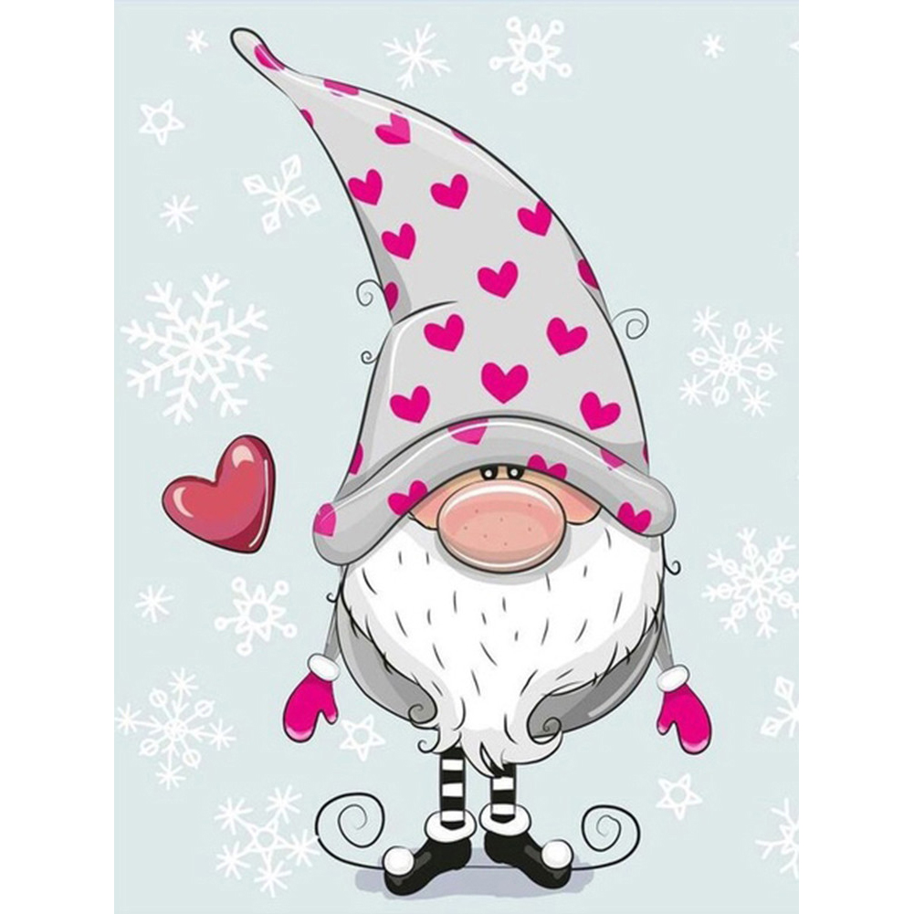 

30*40CM - Square Drill Diamond Painting - Cartoon Gnome, 501 Original