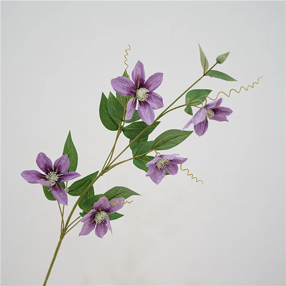 Natural simulation clematis fake flower desktop decoration living room decoration