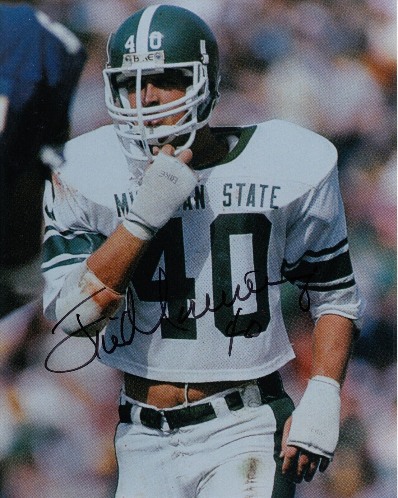 Jim Morissey #1 8x10 Signed Photo Poster painting w/ COA Michigan State Spartans