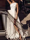 Empire Split-Side One-Shoulder Maxi Dress