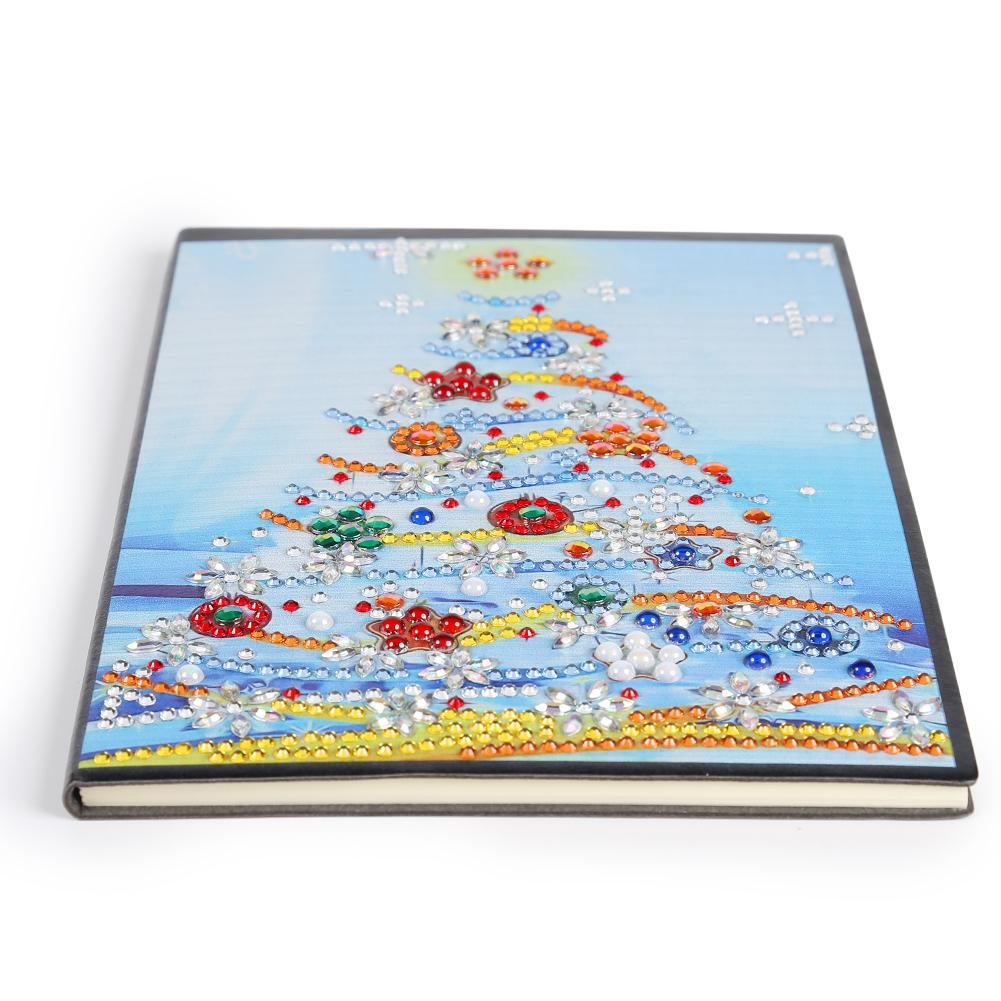 

Christmas Tree-DIY Creative Diamond 60 Pages A5 Notebook, 501 Original