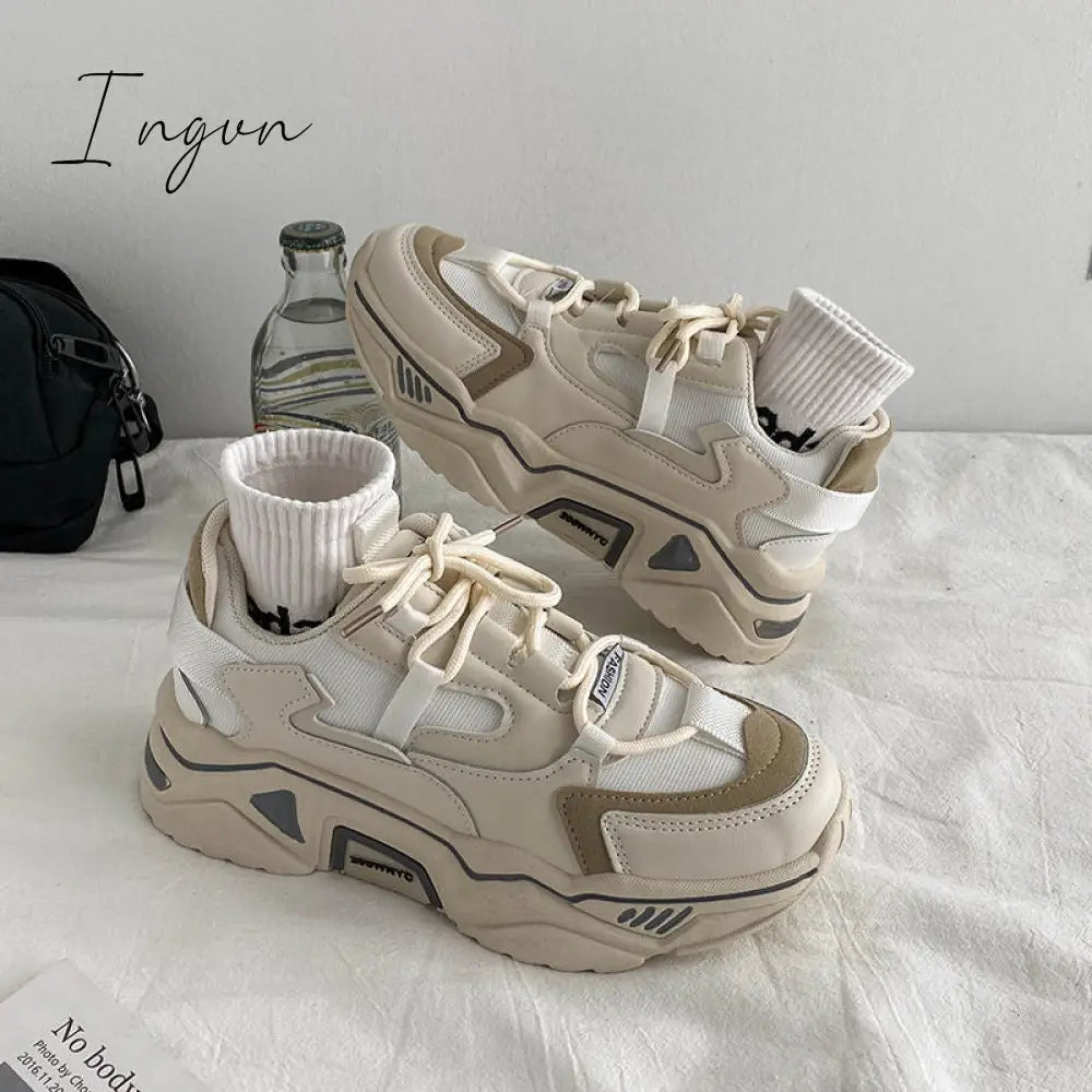 Ingvn - Aesthetic Fashion Platform Sneakers Mise / 35