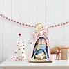 Diamond Painting Wooden Christmas Precious Moment Doll Desktop Decor Ornaments For Christmas Gifts