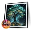 Diamond Painting-5D Full Round Drill Life Tree(40*40 CM)