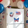 4pcs America 250th Anniversary DIY Diamond Art Magnets Kit Diamond Art Refrigerator Magnet Rhinestones Refrigerator Magnetic Sticker for Adult Beginners DIY Home Office Decor (03)