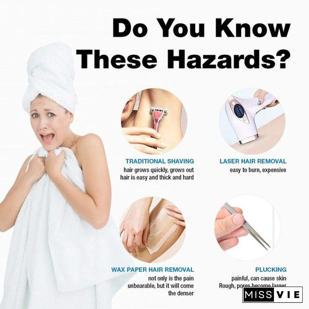 10ml/Permanent Hair Removal Spray Inhibiting and Reducing To Stop Hair Growth