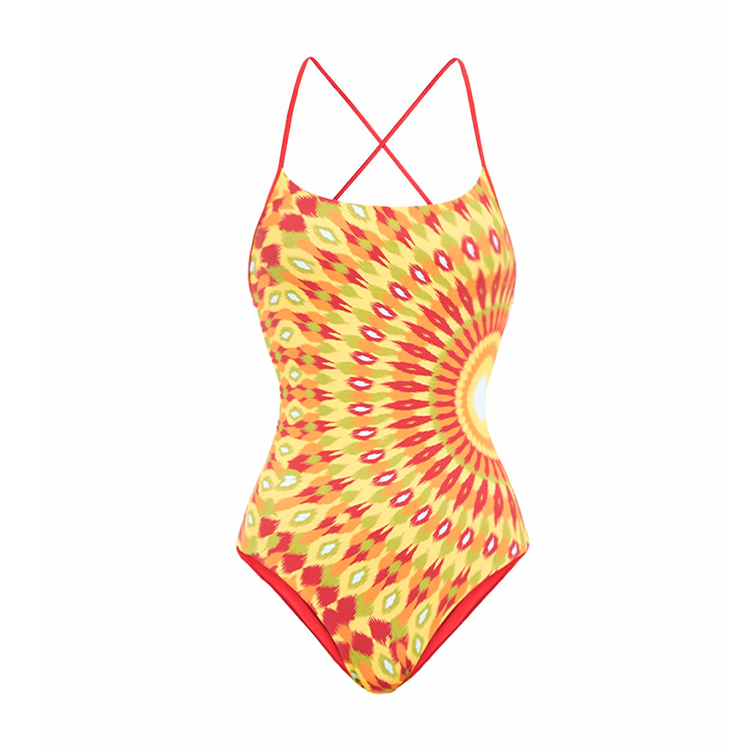 Graphic Printed One Piece Swimsuit
