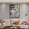 Porcelain Camellia-11CT Stamped Cross Stitch 50*70cm/19.69*27.56in(Big Size)