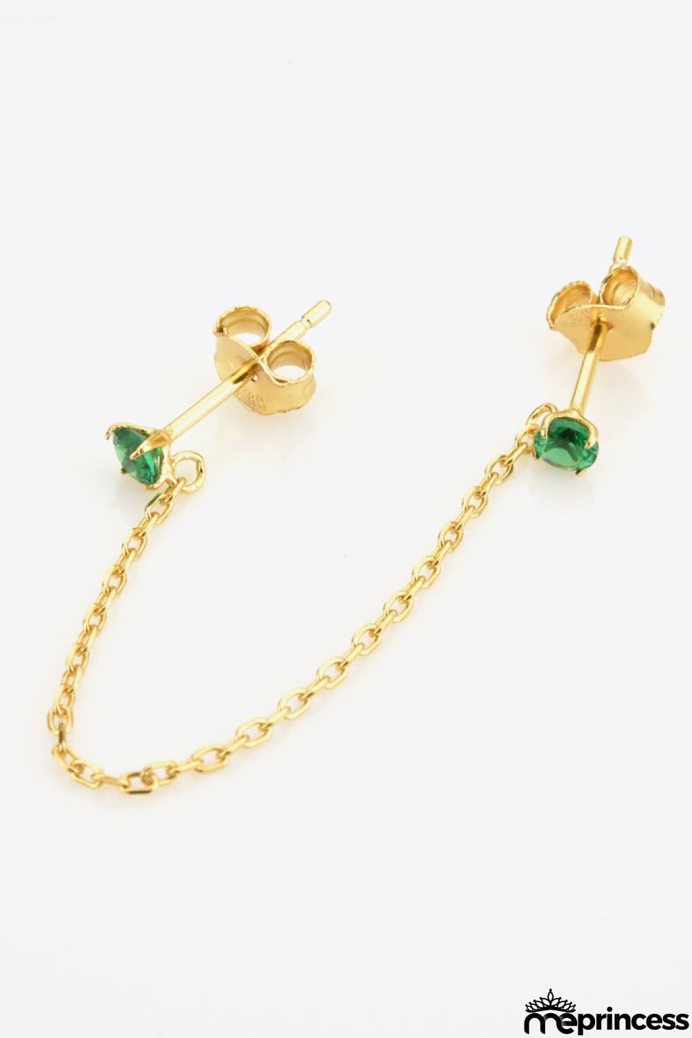 925 Sterling Silver Single Double-Piercing Earring