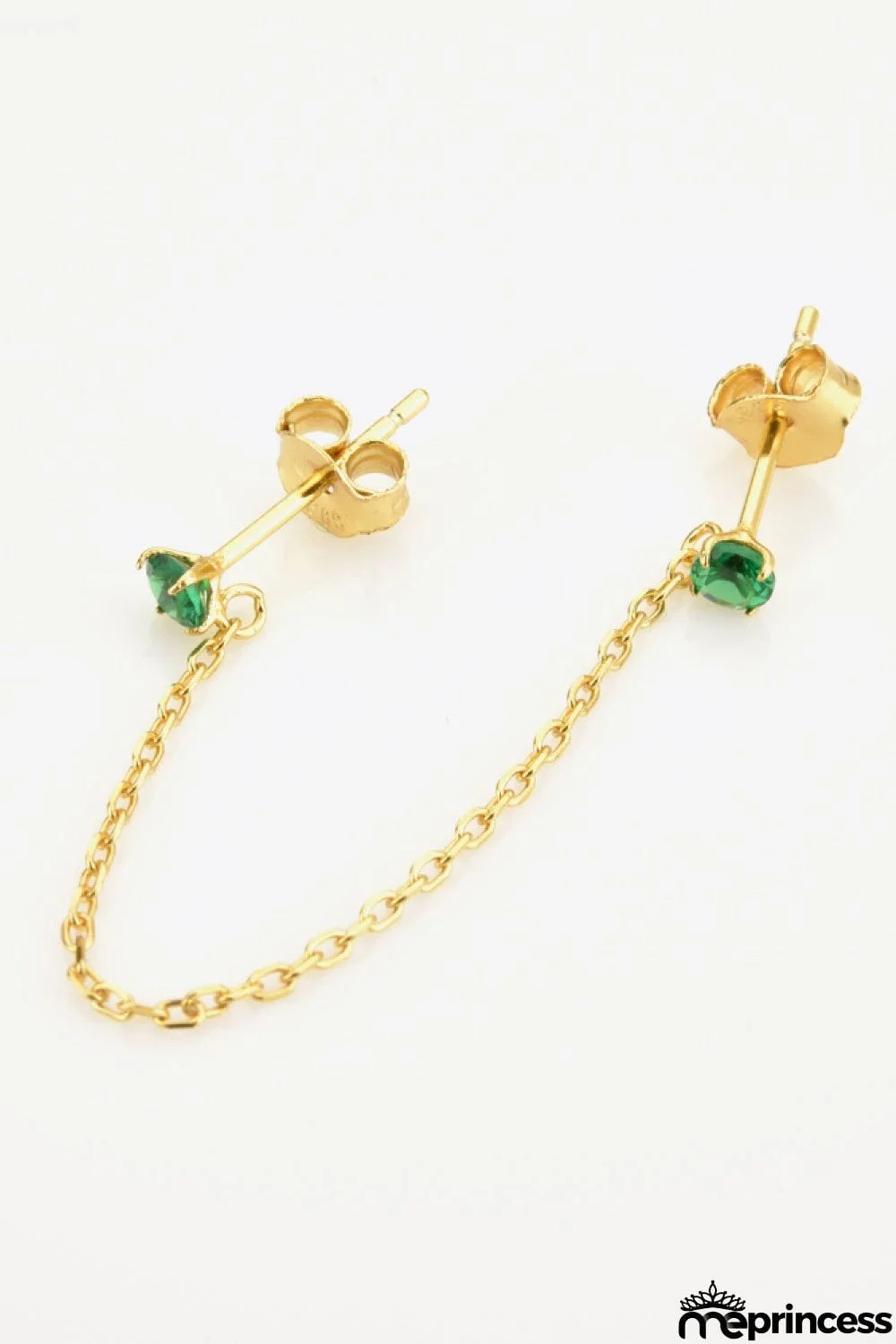 925 Sterling Silver Single Double-Piercing Earring