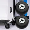 1 Pair Rubber Casters Mute Trolley Case Wheels Deluxe Repair Tool (54*18mm)