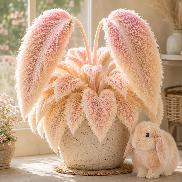 🐇Plush Bunny Ears&trade;&mdash;&mdash; Ultra-Rare Velvet Foliage That Looks Like Giant Rabbit Ears