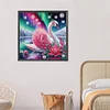 DIY Partial Special Shaped Drill Diamond Painting-Swan