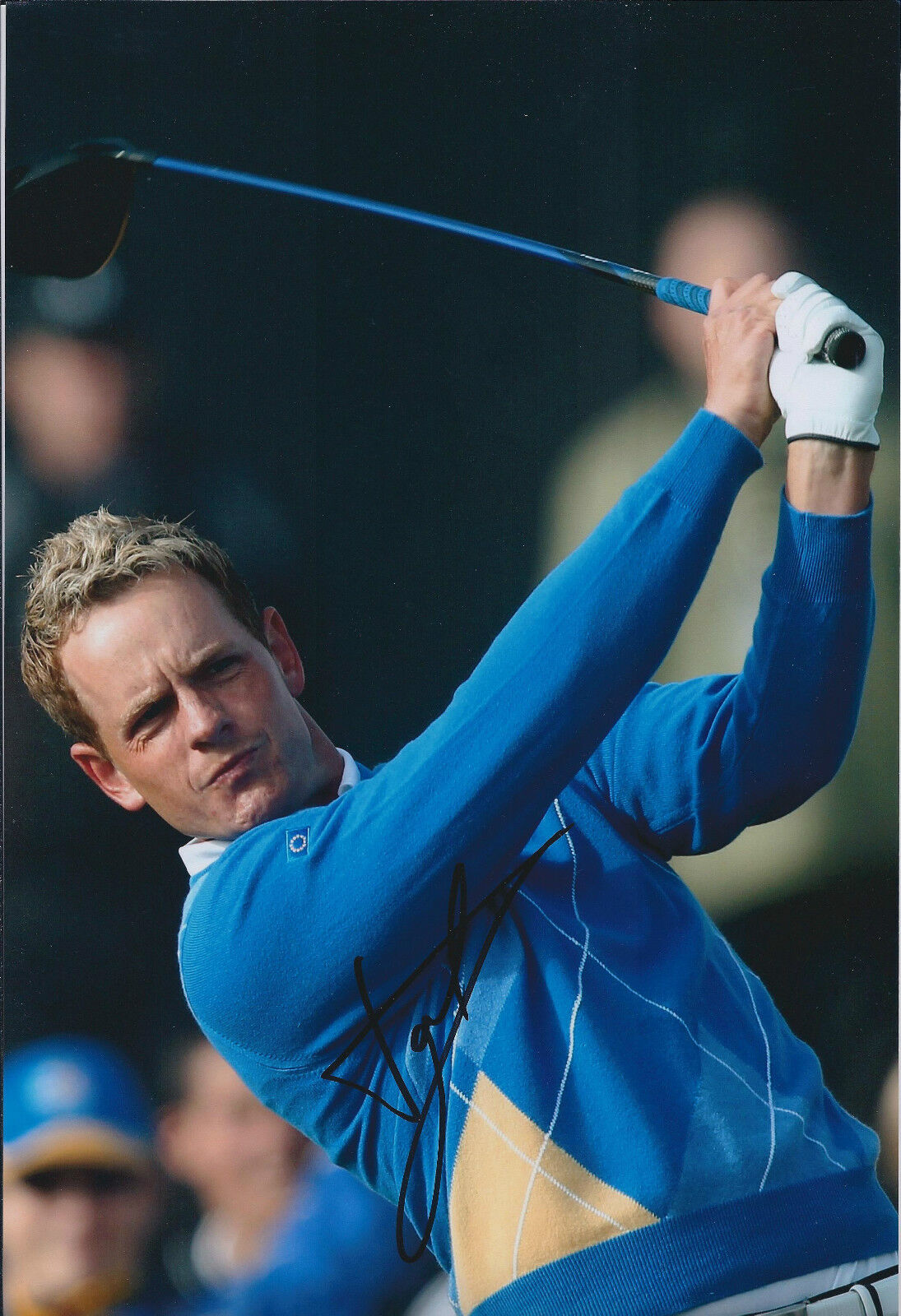 Luke DONALD SIGNED Autograph 12x8 Photo Poster painting AFTAL COA HONDA Classic Winner GOLF